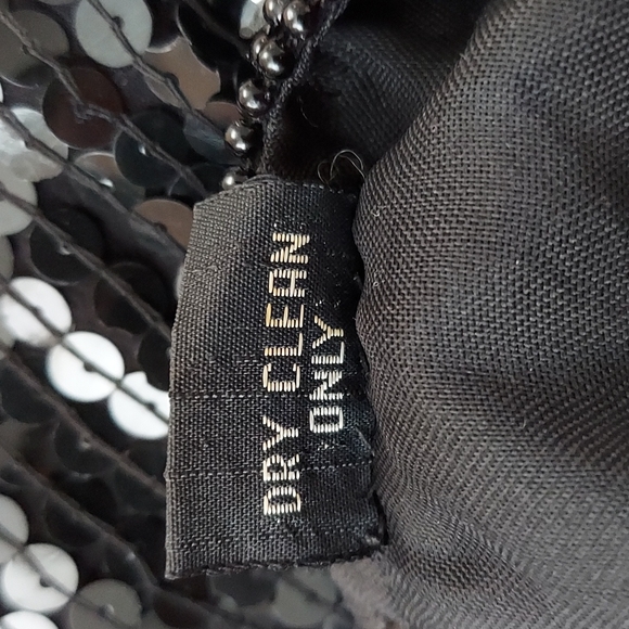 Vintage Jakelin Designs Floral Sequins & Beaded Top Size 3X Black - Picture 14 of 16